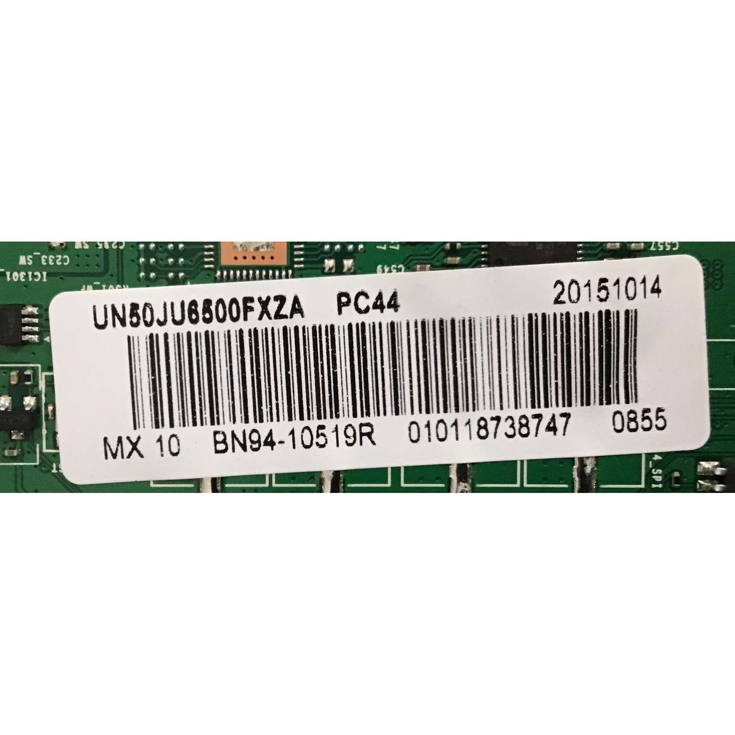 KIT DE TARJETAS PARA TV SAMSUNG / NUMERO DE PARTE MAIN BN94-10519R / BN41-02344D / BN97-10062C / FUENTE BN4400807A / L55S6_FHS / BN44-00807A / T-CON BN96-34823A / 2015_INX_UHD_HAWK_UFT / 6B01M000NLD04 / PANEL CY-GJ050HGNV3H / MODELO UN50JU6500FXZA IH02 - Imagen 4